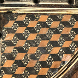 Exquisite 19th C. Inlaid Bone and Marquetry Fox and Geese Game Board