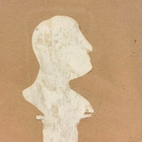 Wonderful Cut Paper Tribute to FDR, with Silhouette, Framed as Found