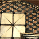 Exquisite 19th C. Inlaid Bone and Marquetry Fox and Geese Game Board