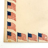 Scarce 1860s Civil War Patriotic Cover, American Flag Perimeter
