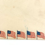 Scarce 1860s Civil War Patriotic Cover, American Flag Perimeter