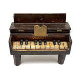 Lovingly Crafted Old Folk Art Webber Piano with Closing Lid and Flip Up Stand