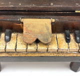 Lovingly Crafted Old Folk Art Webber Piano with Closing Lid and Flip Up Stand