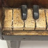 Lovingly Crafted Old Folk Art Webber Piano with Closing Lid and Flip Up Stand