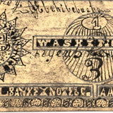 Funny Money, Curious Old Hand-drawn Folk Art Dollar, Ink and Graphite on Wove, c. Late 19th Century