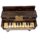 Lovingly Crafted Old Folk Art Webber Piano with Closing Lid and Flip Up Stand