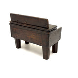Lovingly Crafted Old Folk Art Webber Piano with Closing Lid and Flip Up Stand