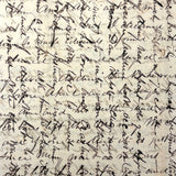 Wonderful (and Long!) 1840 Letter from Elias A Brown To "My Dear Wife," with Beautiful Cross Writing