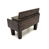 Lovingly Crafted Old Folk Art Webber Piano with Closing Lid and Flip Up Stand