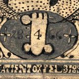 Funny Money, Curious Old Hand-drawn Folk Art Dollar, Ink and Graphite on Wove, c. Late 19th Century
