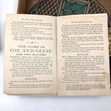 Exquisite 19th C. Inlaid Bone and Marquetry Fox and Geese Game Board