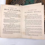 Exquisite 19th C. Inlaid Bone and Marquetry Fox and Geese Game Board