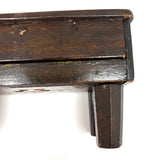 Lovingly Crafted Old Folk Art Webber Piano with Closing Lid and Flip Up Stand
