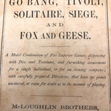 Exquisite 19th C. Inlaid Bone and Marquetry Fox and Geese Game Board
