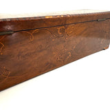 Nani Pocolo's Amazing 1897 Intarsia Marquetry Box with Costumed Beauty Dangling Cherries at Center