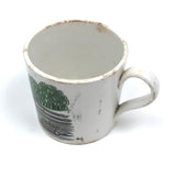 Feeding (and Feeling!) the Rabbit, 19th C. Staffordshire Transferware Child's Mug