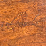 Nani Pocolo's Amazing 1897 Intarsia Marquetry Box with Costumed Beauty Dangling Cherries at Center