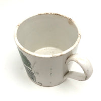 Feeding (and Feeling!) the Rabbit, 19th C. Staffordshire Transferware Child's Mug