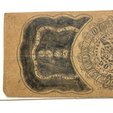 Funny Money, Curious Old Hand-drawn Folk Art Treasury Note, Graphite, c. Late 19th Century