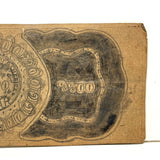 Funny Money, Curious Old Hand-drawn Folk Art Treasury Note, Graphite, c. Late 19th Century