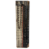 Wonderful Old Make Do Folk Art Two Player/Team Score Counter with Screw Eye Pegs on Chains