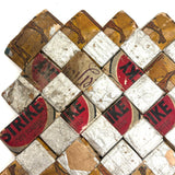 Early Example: Lucky Strike + Camels Tramp/Prison Art Cigarette Pack Weaving