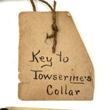 Towserine's Collar and Leon's Trunk, Evocative Pair of Old Found Keys