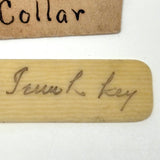 Towserine's Collar and Leon's Trunk, Evocative Pair of Old Found Keys