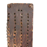 Wonderful Old Make Do Folk Art Two Player/Team Score Counter with Screw Eye Pegs on Chains