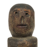 Super Primitive Antique Jig Doll with Wonderful Face and Old Paint