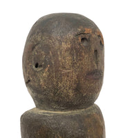 Super Primitive Antique Jig Doll with Wonderful Face and Old Paint