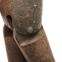 Super Primitive Antique Jig Doll with Wonderful Face and Old Paint