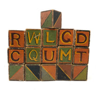 Gorgeous Old Handmade Blocks in Great Palette