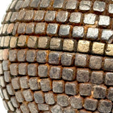 Iron, Brass and Copper Nailed Late 19th Century Petanque Ball
