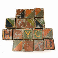 Gorgeous Old Handmade Blocks in Great Palette