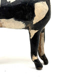 Fabulous Old Carved, Painted Folk Art Horse with Bristle Mane and Tail