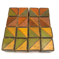 Gorgeous Old Handmade Blocks in Great Palette