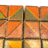 Gorgeous Old Handmade Blocks in Great Palette