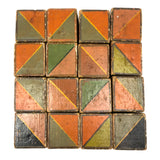 Gorgeous Old Handmade Blocks in Great Palette
