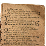 18th Century Hand-stitched Partial Child's Catechism with Woodcut Illustrations