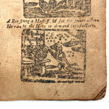 18th Century Hand-stitched Partial Child's Catechism with Woodcut Illustrations