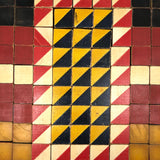 Beautiful Early Set of 81 Color Cubes in Original Box with Custom Lid