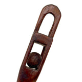 Elegant Old (Sailor Made?) Hanging Ball in Cage Whimsy with Very Sharp Point