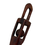 Elegant Old (Sailor Made?) Hanging Ball in Cage Whimsy with Very Sharp Point