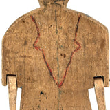 Smiling Old Wooden Man with Dainty Jointed Arms and Legs