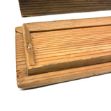 Antique Japanese Wooden Scroll Box