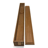 Antique Japanese Wooden Scroll Box