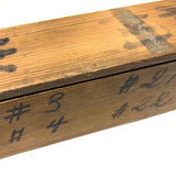 Antique Japanese Wooden Scroll Box