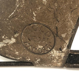 Sculptural and Free Standing Old Gold Medal Metal Hanger