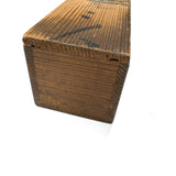 Antique Japanese Wooden Scroll Box